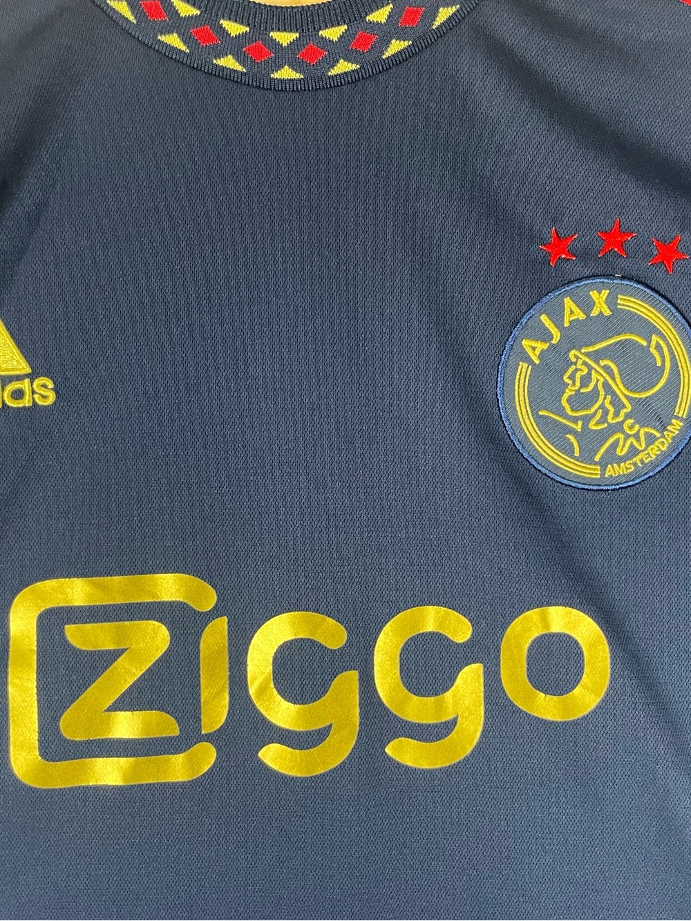 Adidas AFC Ajax Amsterdam 2022 Away Soccer #18 SZETO Custom? Jersey Sz L - Picture 9 of 16